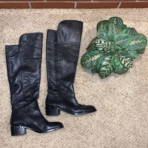 VINCE CAMUTO Over The Knee Black Boot